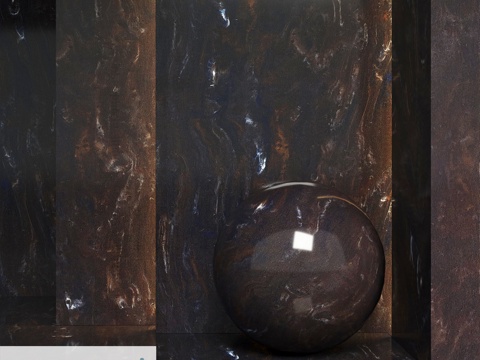  亚克力石 GRANDEX M-708 深海3d模型 