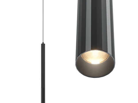  Focus Led Basity轨道吊灯3d模型 