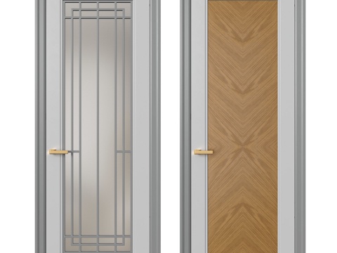  Framyr出品OM大师赖特门系列3d模型 