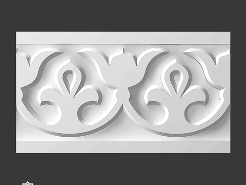  东浮雕饰带 Fr 19233d模型 