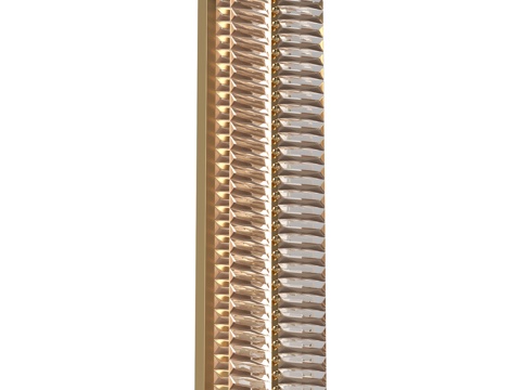 OM Sacrement Gold 550毫米萤石壁灯FL13d模型