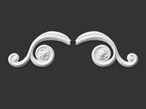  角 SU123（对）3d模型 