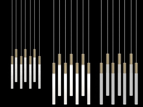  矩形底座吊灯 IT-Laser-Recta3d模型 