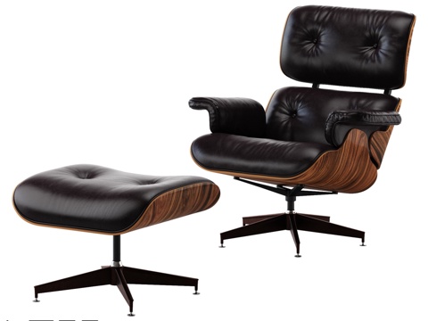  LoftDesigne 31688款沙发与脚凳3d模型 