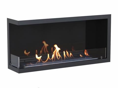  SteelHeat Leader 1000 角形生物壁炉3d模型 