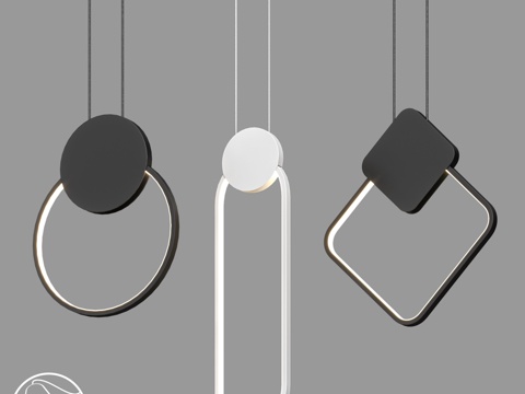  LampsShop.ru PDL2198 吊灯耳环3d模型 