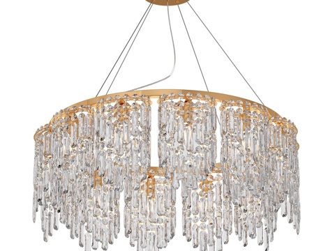  心动款吊灯 4724-12P3d模型 