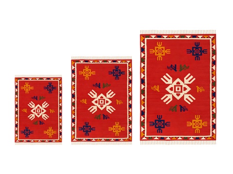 OM_楚瓦什纹样羊毛地毯3d模型