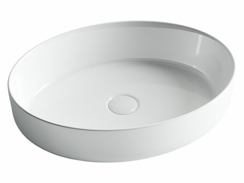  OM 悬挂式椭圆形洗手盆 Element 550x400x13d模型 
