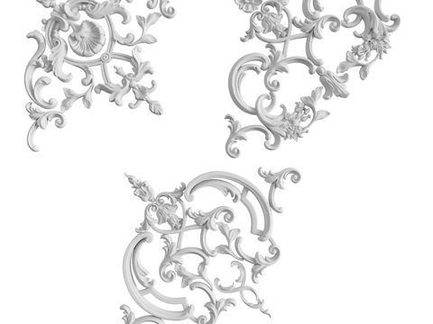  角件套装№206、 №207和№2083d模型 