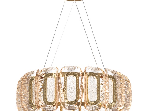  OM Nobilta 萤石600毫米吊灯FL1183-6P3d模型 