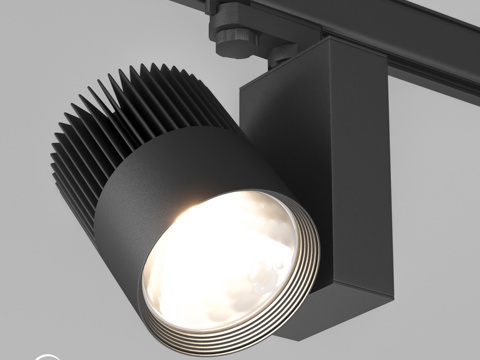  OM灯具 LGD-ARES-4TR-R100-40W3d模型 