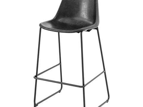  现代简约吧台椅子 椅子 吧凳 简约吧凳 酒吧吧凳3d模型 