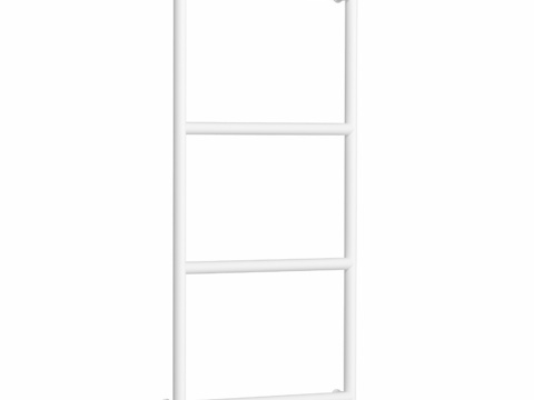  OM电热毛巾架EWRIKA Gera 40x80, w3d模型 