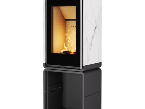  Astov PK 4581 立方体木柴棚3d模型 