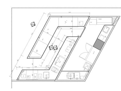 蛋糕柜操作台节点大样图cad施工图