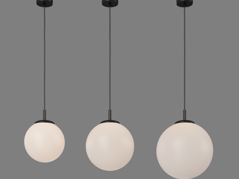  OM TK Lighting Esm玻璃灯罩吊灯3d模型 