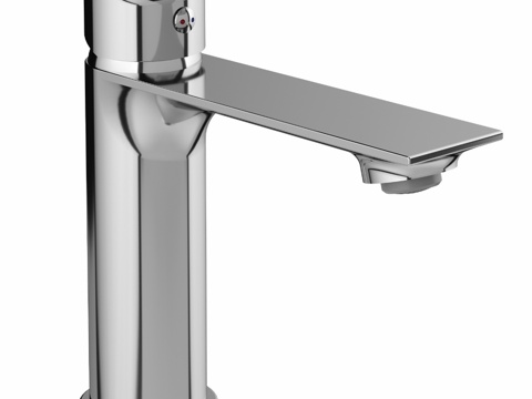  STWORKI Randers S19010CR 镀铬面盆用3d模型 