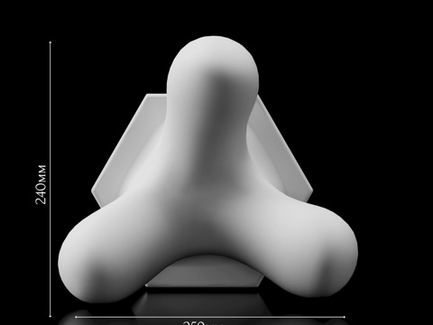  Tetrapod 3D石膏板3d模型 