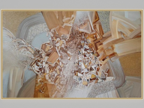  SMART GALLERY画廊作品《视差》3d模型 