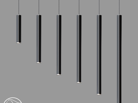  LampsShop.ru PDL2074 管状吊灯3d模型 