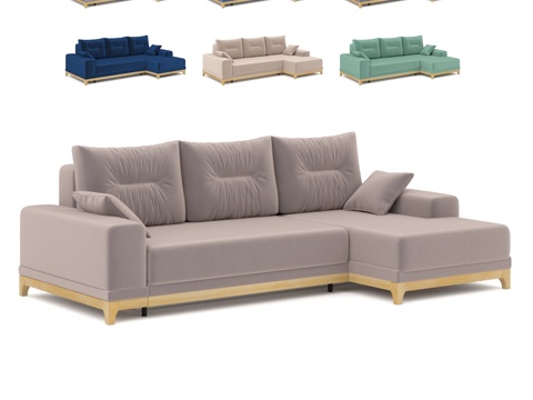  Frost New转角沙发（Frost New）3d模型 