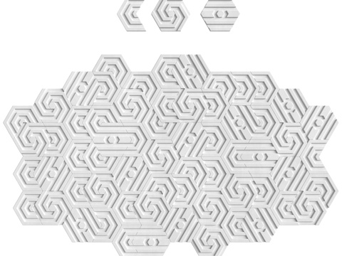  3D面板 373, 374, 375. LepGrand3d模型 