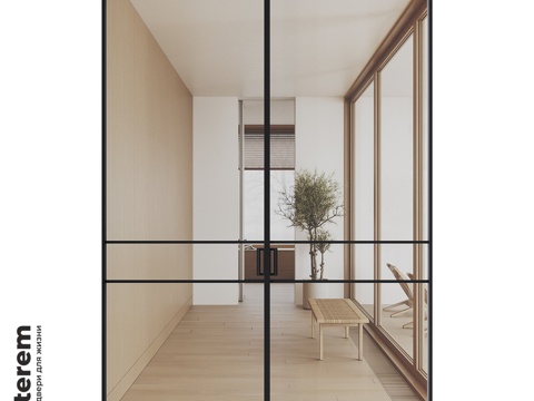  室内门工厂Terem滑动隔断3d模型 