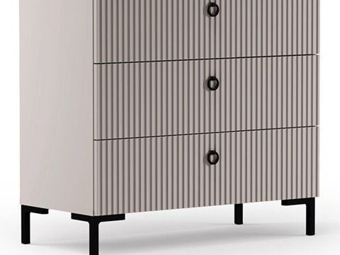  Zima抽屉柜3d模型 