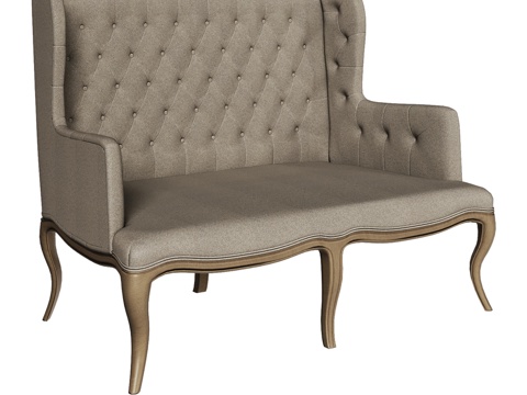  OM经典款沙发3d模型 