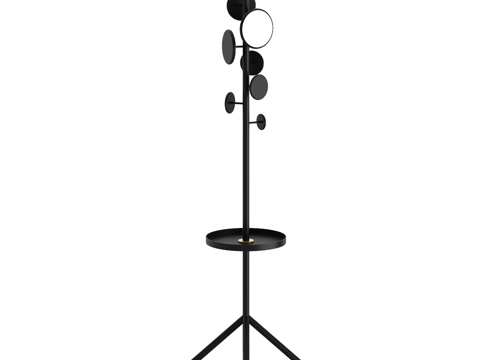  OM_带置物架Lingon Latitude落地挂架3d模型 