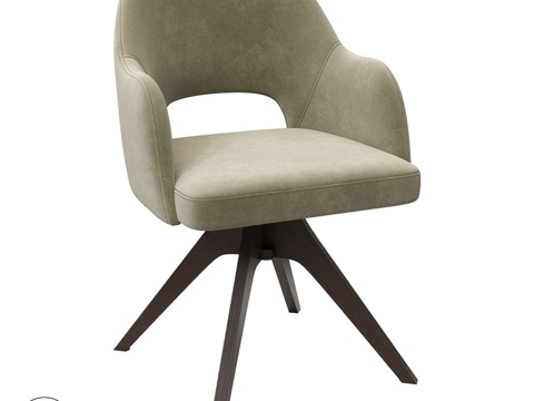  OM椅OLIVIA 360°3d模型 