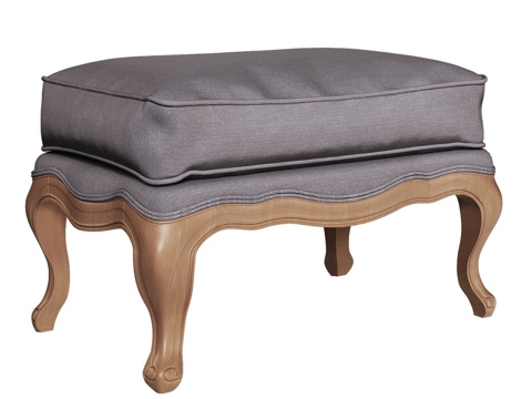  OM经典风格长凳3d模型 