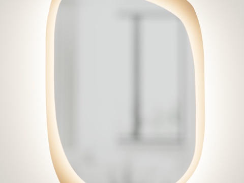  陨石背光镜3d模型 