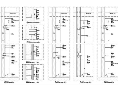 轻钢龙骨笔槽节点大样图cad施工图