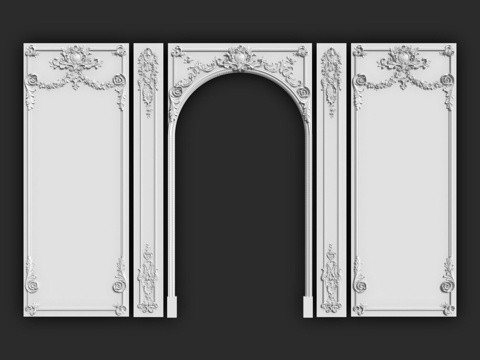  迪卡特画框-413d模型 