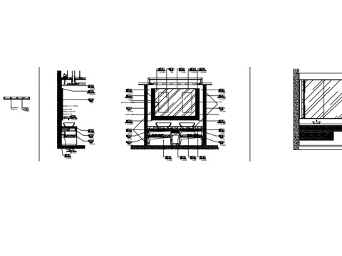 设计师工装专用节点施工图cad施工图