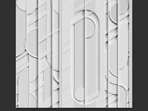  ABSTRACTIO面板3d模型 