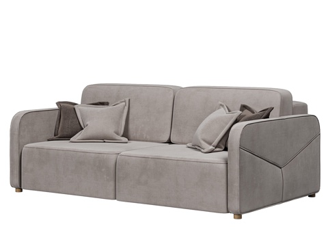  双人沙发3d模型 