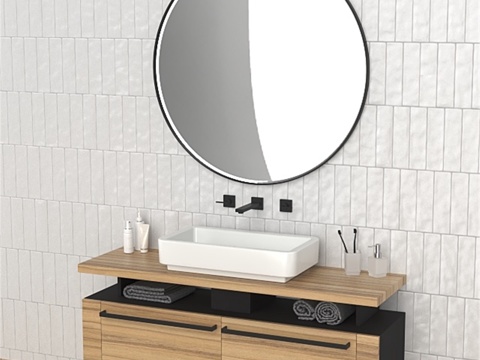  Roca Element A327572000洗脸盆3d模型 