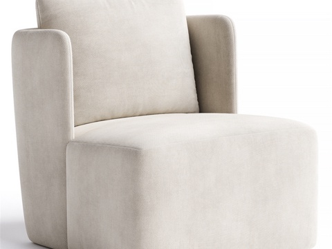  Meridiani 品牌 KEETON FIT 扶手椅3d模型 