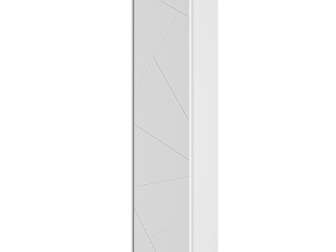  1.360005.WM PARIS 铅笔盒35，白色哑光（33d模型 