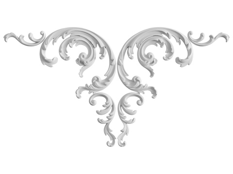  套装中心装饰品 No. 1233d模型 