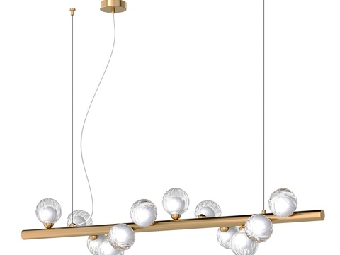  OM吊灯斯蒂尔福特系列萨丁款3d模型 