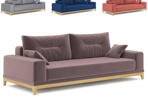  Frost New直线沙发3d模型 