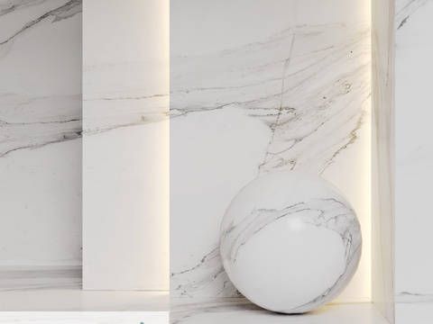  TechGres 大尺寸陶瓷板 CALACATTA TOS3d模型 