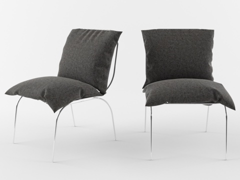  现代餐椅 单椅 椅子 休闲椅 躺椅3d模型 