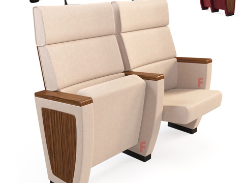  Furnitrade会议椅配麦克风Imper3d模型 