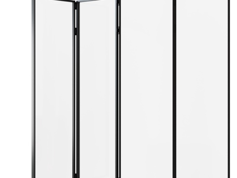  PROFILDOORS“手风琴”推拉系统（带单层玻璃）3d模型 