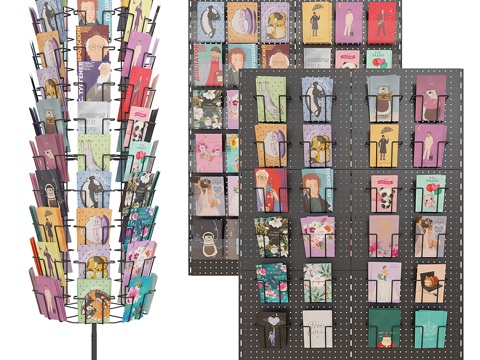  商店柜台3d模型 